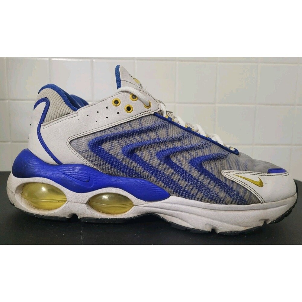 Nike Air Max TW Blue Yellow White Men’s Sz 10 DQ3984-100 Running Shoes